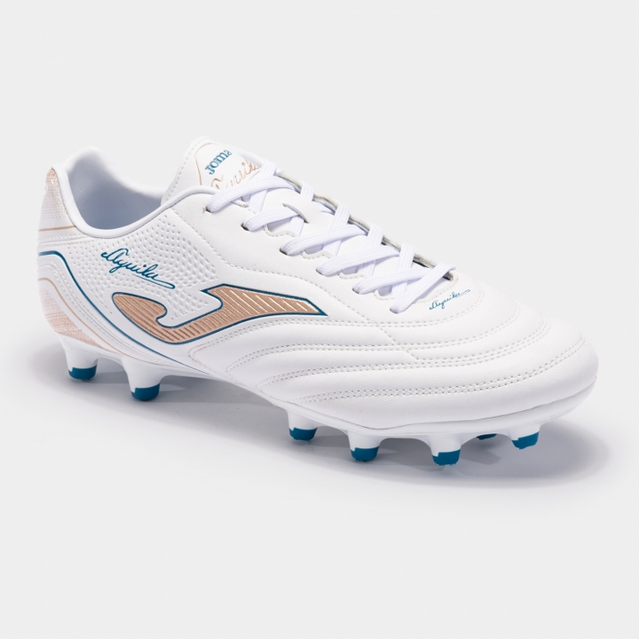 Joma Aguila FG - White/Gold/Royal Men's Footwear Closeout   - Third Coast Soccer