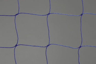 KwikGoal Soccer Net - 6 1/2H x 12W x 2D x 6B, 120mm mesh, 2mm Solid Braid Knotless - Blue Nets Blue 6.5X12X2X6 - Third Coast Soccer
