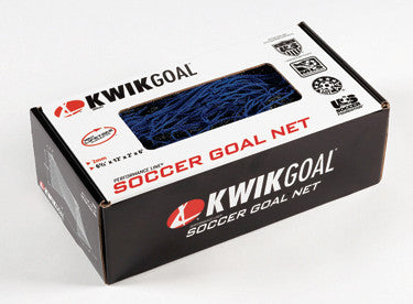 KWIKGOAL Junior Recreational Net - 6 1/2H x 12W x 2D x 6B, 120mm mesh, Solid Braid Knotless Nets Each 6.5'H X 12'W X 2'D X 6'B - Third Coast Soccer