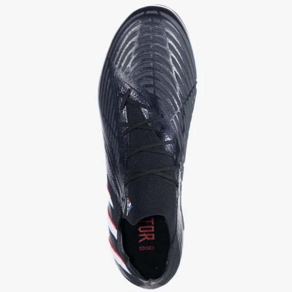 adidas Predator Edge.1 Low Cut FG -  Black/White/Vivid Red Men's Footwear Closeout   - Third Coast Soccer
