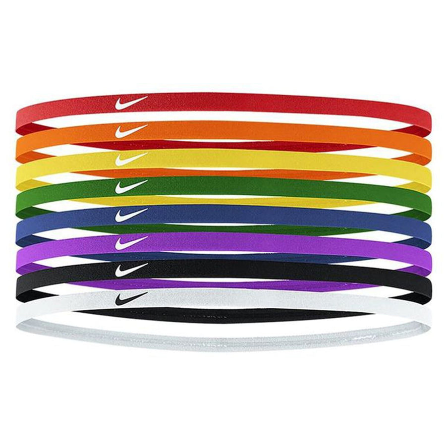 Nike Skinny Headbands (8 Pack) Player Accessories Pimento/Orange Blaze/Sunlight  - Third Coast Soccer