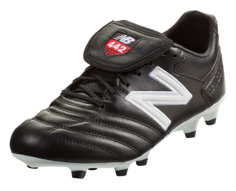 New Balance 442 Pro FG - Black/White/Red Men's Footwear Closeout Black/White/Red Mens 13 - Third Coast Soccer