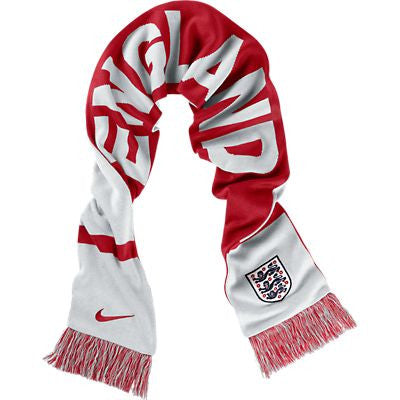 Nike England Supporter Scarf Scarves White/Univ Red - Third Coast Soccer