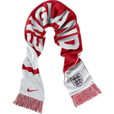 Nike England Supporter Scarf Scarves White/Univ Red  - Third Coast Soccer