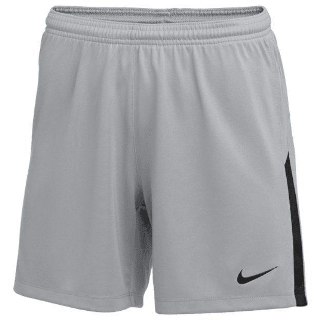 Nike Women's League Knit II Short Shorts Wolf Grey/Black Womens XSmall - Third Coast Soccer