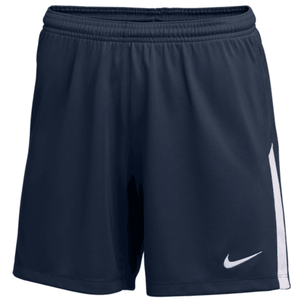 Nike Women's League Knit II Short Shorts College Navy/White Womens XSmall - Third Coast Soccer
