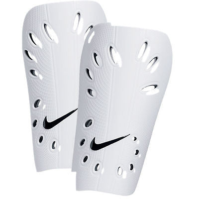 Nike J Guard Adult Shinguards White Large - Third Coast Soccer