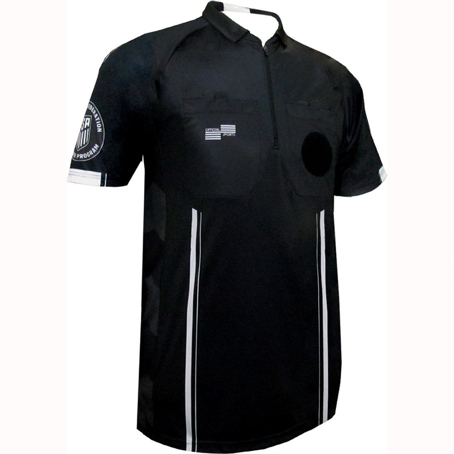 Official Sports USSF Pro Jersey - Black Referee   - Third Coast Soccer