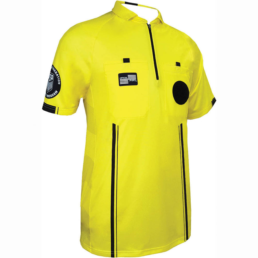 Official Sports USSF Pro Jersey - Yellow Referee Yellow Mens Small - Third Coast Soccer