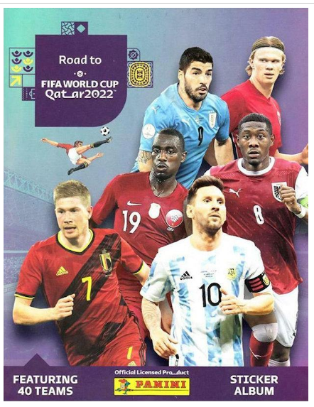Panini Road To World Cup 2022 Qatar Sticker Album Player Accessories Album  - Third Coast Soccer