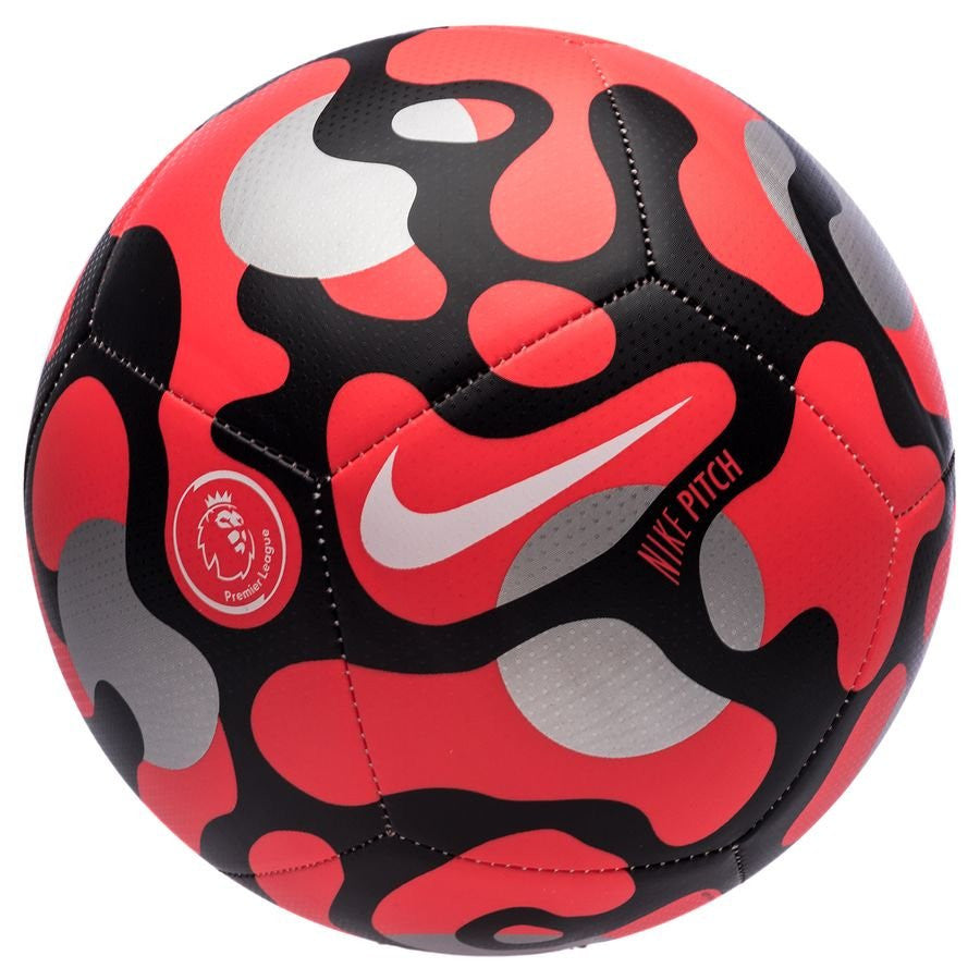 Nike Premier League Pitch Ball - Laser Crimson/Black/White Balls Laser Crimson/Black/White 5 - Third Coast Soccer