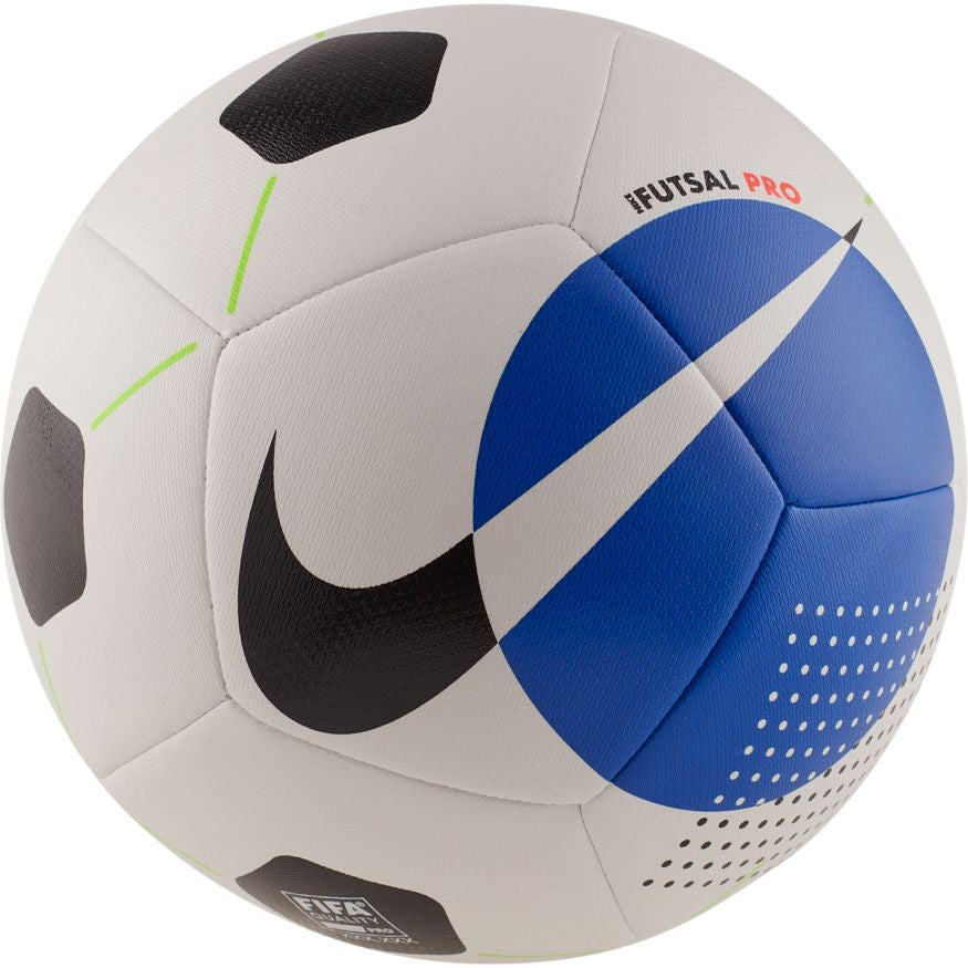Nike Pro Futsal Ball - White/Racer Blue/Black Balls White/Racer Blue/Black Futsal Senior - Third Coast Soccer