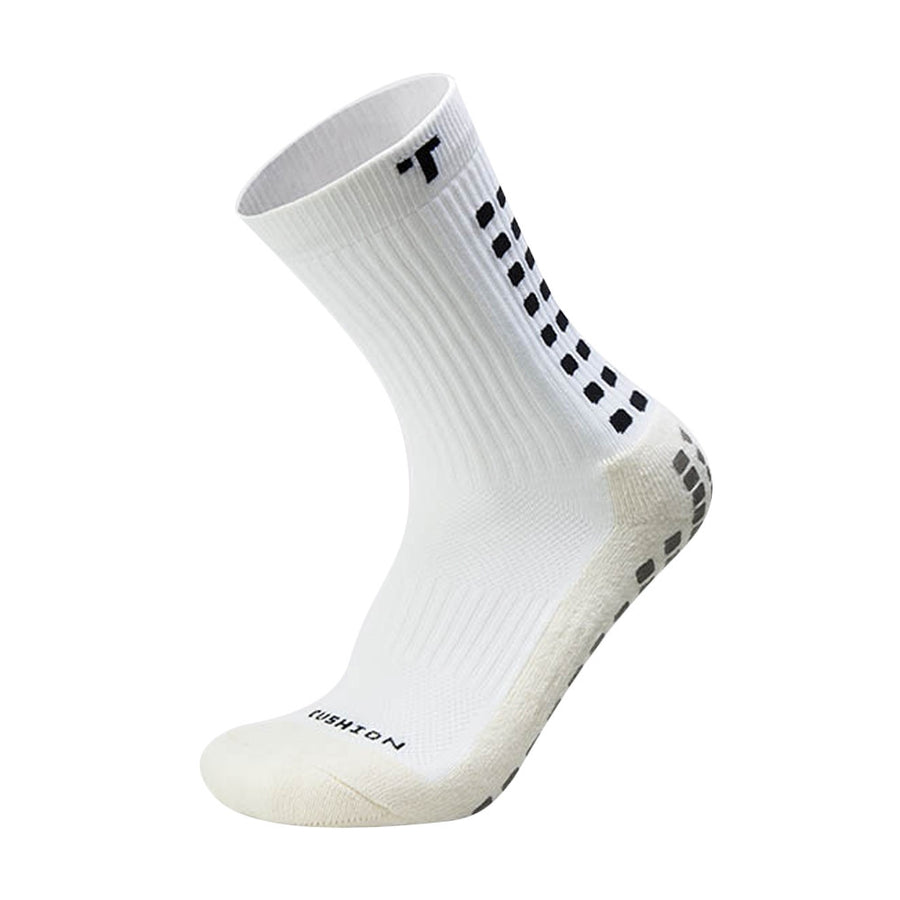 TRUsox Mid Calf Cushion Sock 3.0 Socks White Small - Third Coast Soccer
