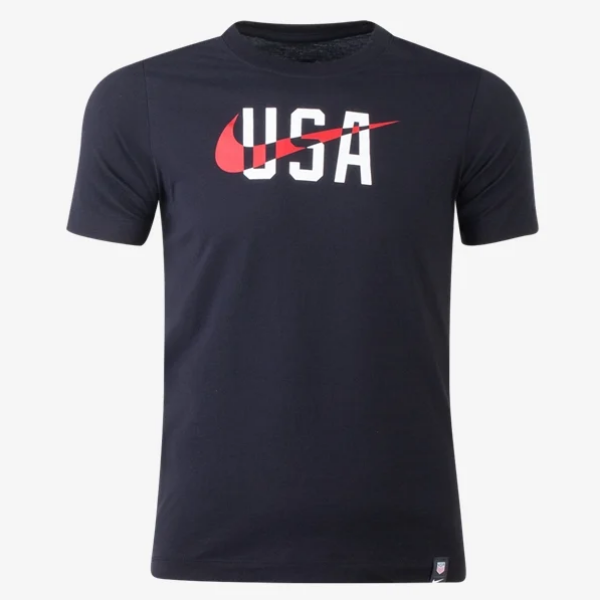 Nike Youth US Soccer Swoosh Tee - Black International Replica Youth Extra Small Black - Third Coast Soccer