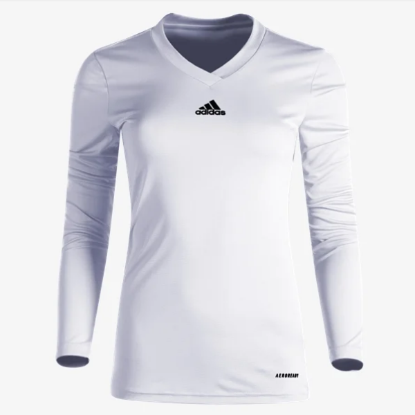 adidas Louisiana Elite Women's Team Base Tee - White Louisiana Elite Girls Womens Extra Small White - Third Coast Soccer