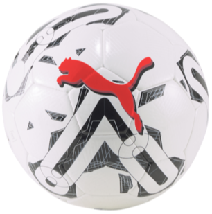 PUMA Orbita 6 MS Ball - White/Black/Red Balls   - Third Coast Soccer