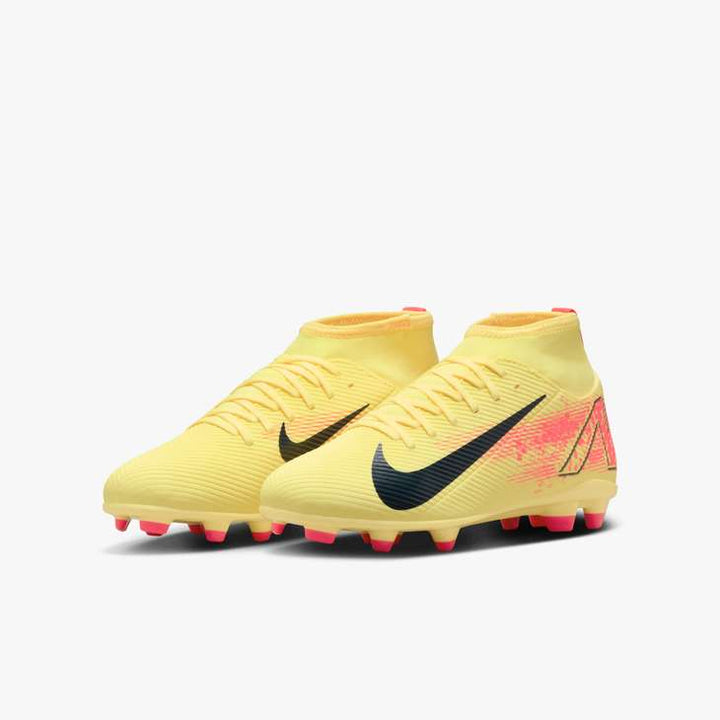 Nike Junior Mercurial Superfly 10 Club Kylian Mbappe FG - Orange/Navy Youth Footwear   - Third Coast Soccer