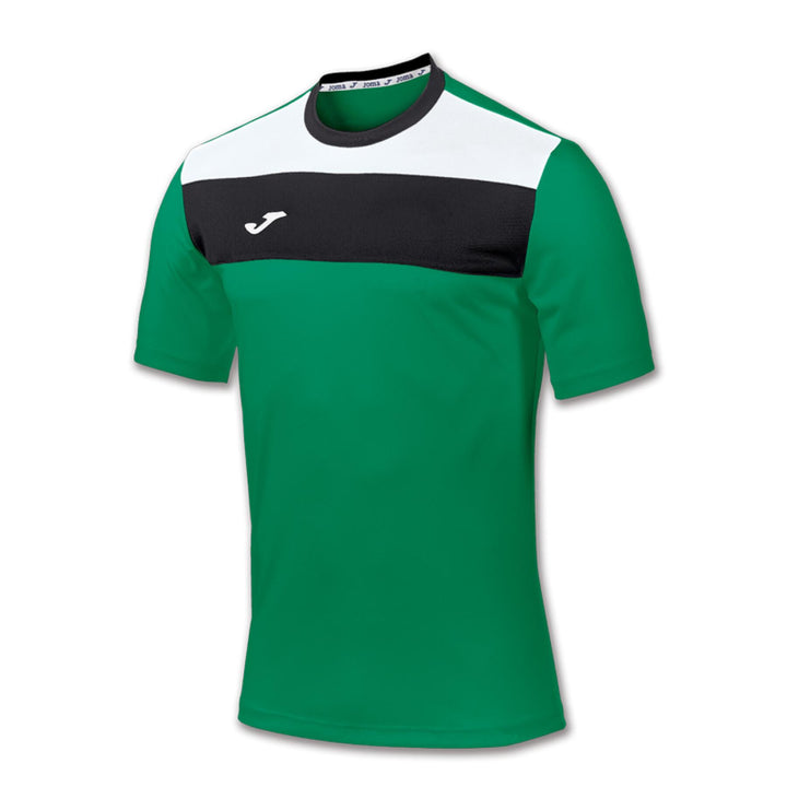Joma Crew Jersey Jerseys Green Medium/White/Black Small - Third Coast Soccer