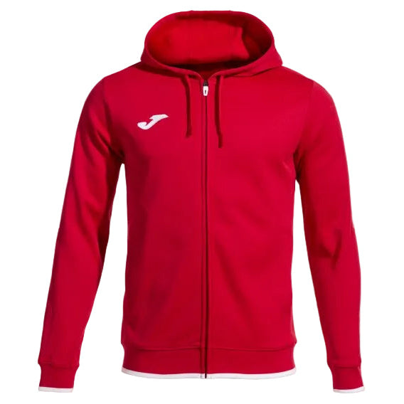 Joma Olimpada Zip-Up Hoodie Training Wear Red/White Mens Small - Third Coast Soccer