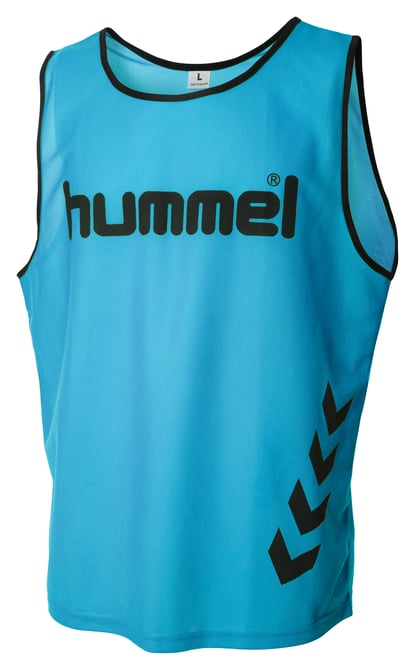 Hummel Junior Fundamental Training Bib Training Wear Neon Blue Youth XSmall - Third Coast Soccer