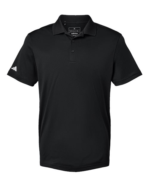 adidas Peformance Pique Polo - Black Polos - Third Coast Soccer