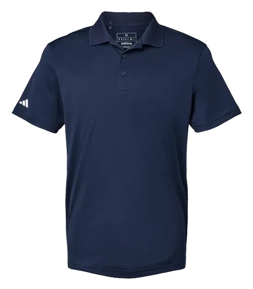 adidas Peformance Pique Polo - Navy Polos - Third Coast Soccer