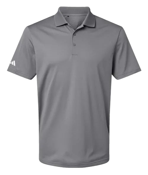 adidas Peformance Pique Polo - Grey Polos - Third Coast Soccer