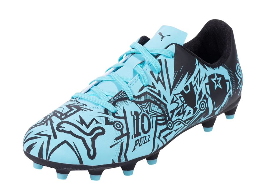 Puma Junior Tacto II CP 10 FG - Blue Youth Footwear   - Third Coast Soccer