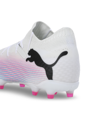 PUMA Future 7 Pro FG/AG - White/Black/Poison Pink Mens Footwear   - Third Coast Soccer