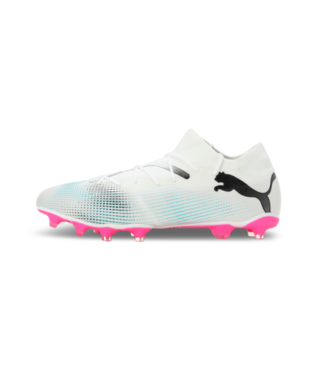 PUMA Future 7 Match FG/AG - White/Black/Poison Pink – Third Coast PUMA Future 7 Match FG/AG - White/Black/Poison Pink – Third Coast