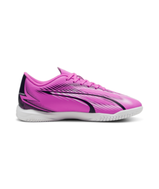 PUMA Ultra Play IT Jr - Poison Pink/White/Black Youth Footwear   - Third Coast Soccer