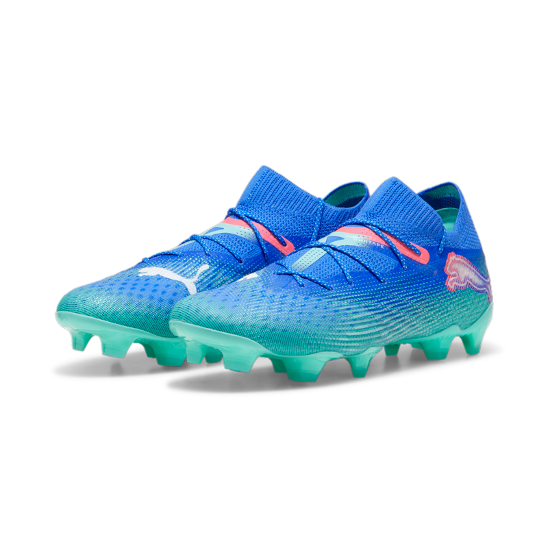 Puma Future 7 Ultimate FG/AG - Bluemazing/White/Electric Peppermint Mens Footwear   - Third Coast Soccer