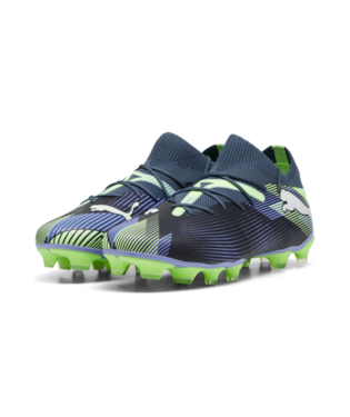 Puma Future 7 Match FG/AG - Gray Skies/White/Fizzy Apple Mens Footwear   - Third Coast Soccer