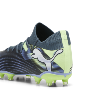 Puma Future 7 Match FG/AG - Gray Skies/White/Fizzy Apple Mens Footwear   - Third Coast Soccer