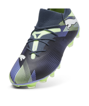 Puma Future 7 Match FG/AG - Gray Skies/White/Fizzy Apple Mens Footwear   - Third Coast Soccer