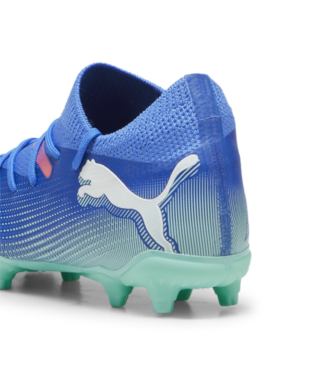 Puma Future 7 Match FG/AG JR - Bluemazing/White/Electric Peppermint Youth Footwear   - Third Coast Soccer