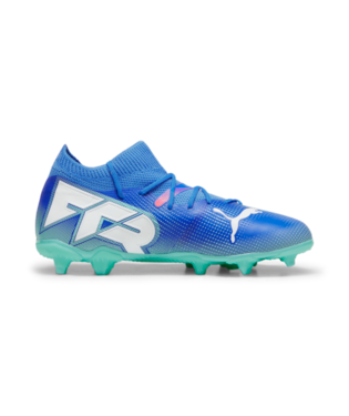 Puma Future 7 Match FG/AG JR - Bluemazing/White/Electric Peppermint Youth Footwear   - Third Coast Soccer