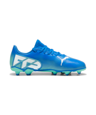 Puma Future 7 Play FG/AG JR - Bluemazing/White/Electric Peppermint Youth Footwear   - Third Coast Soccer