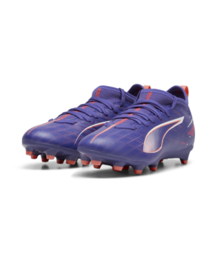 Puma Ultra 5 Match FG/AG Jr -  Lapis Lazuli/White/Sunset Glow Youth Footwear   - Third Coast Soccer