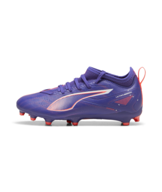 Puma Ultra 5 Match FG/AG Jr -  Lapis Lazuli/White/Sunset Glow Youth Footwear   - Third Coast Soccer