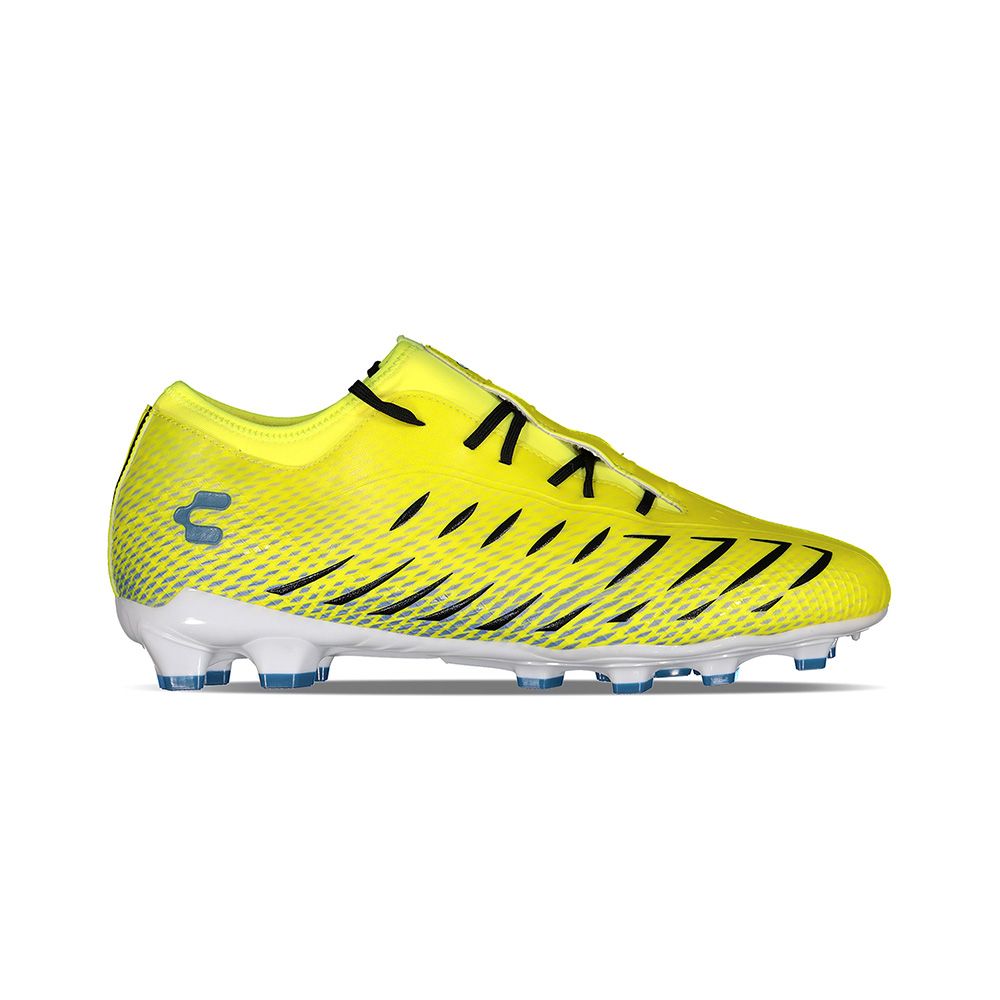 Charly Zinetik Plus FG - Yellow/Blue Men's Footwear - Third Coast Soccer