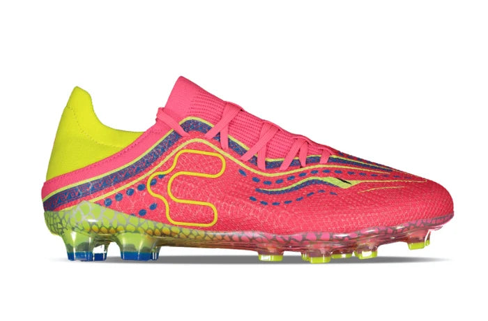 Charly Zinetik 26 PFX FG - Fuchsia/Yellow Mens Footwear - Third Coast Soccer