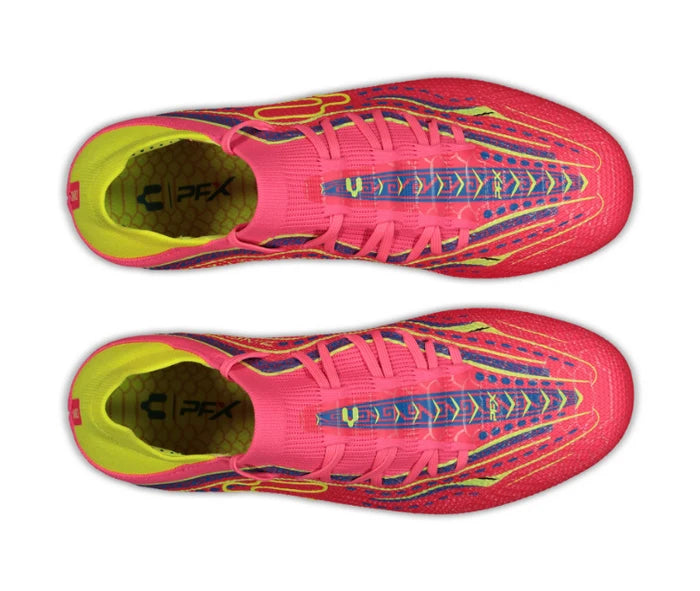 Charly Zinetik 26 PFX FG - Fuchsia/Yellow Mens Footwear - Third Coast Soccer