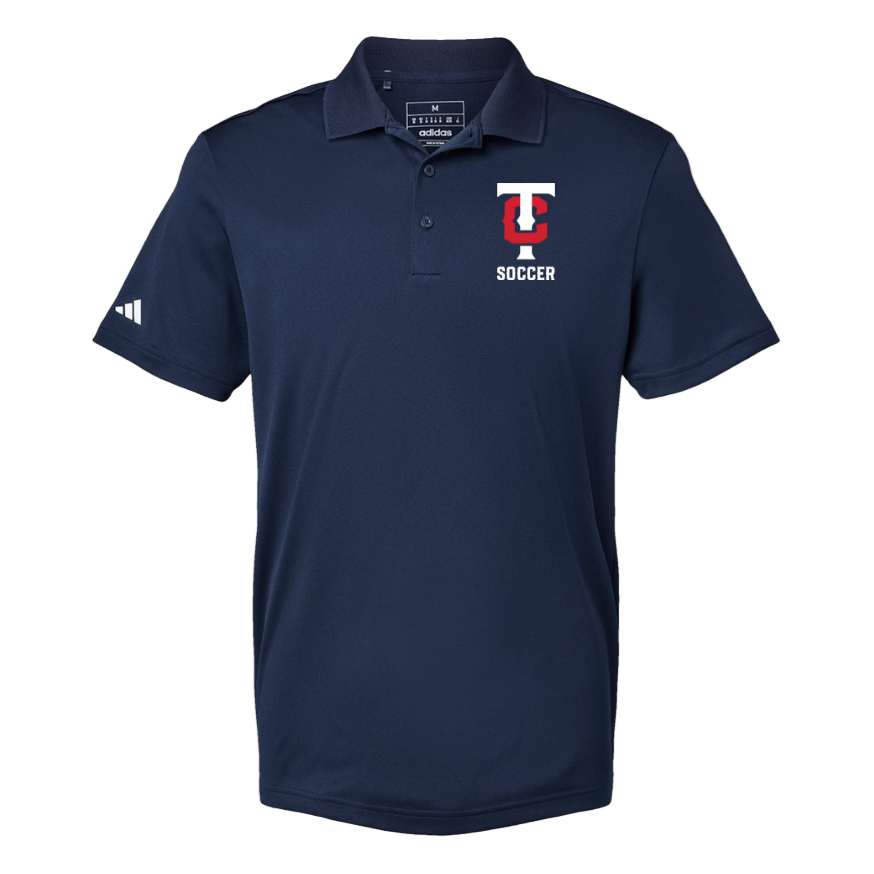adidas TCHS Men's Performance Pique Polo - Navy Teurlings - Third Coast Soccer