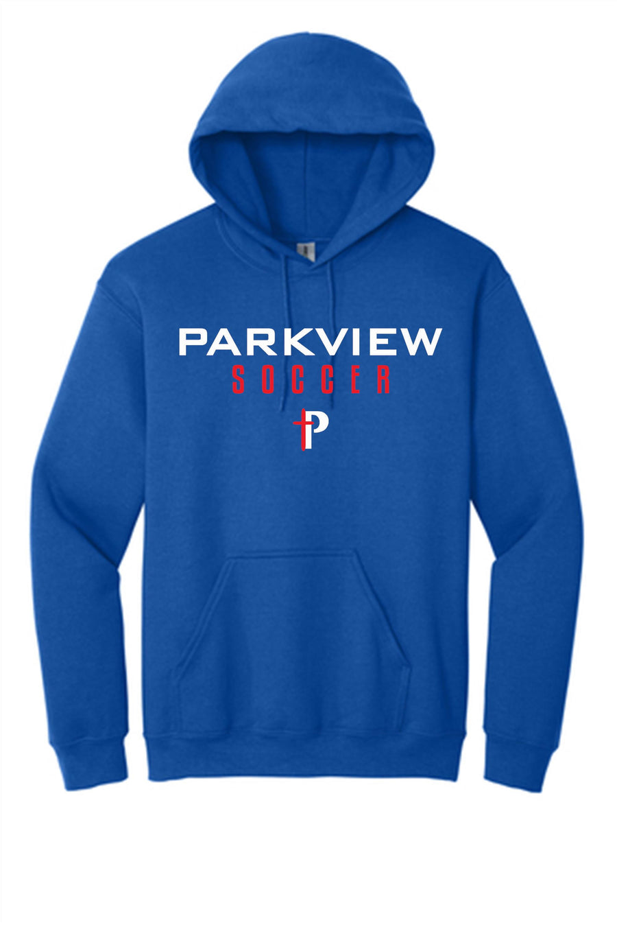 Parkview Baptist Soccer Hoody Parkview Baptist School Royal Youth Small - Third Coast Soccer