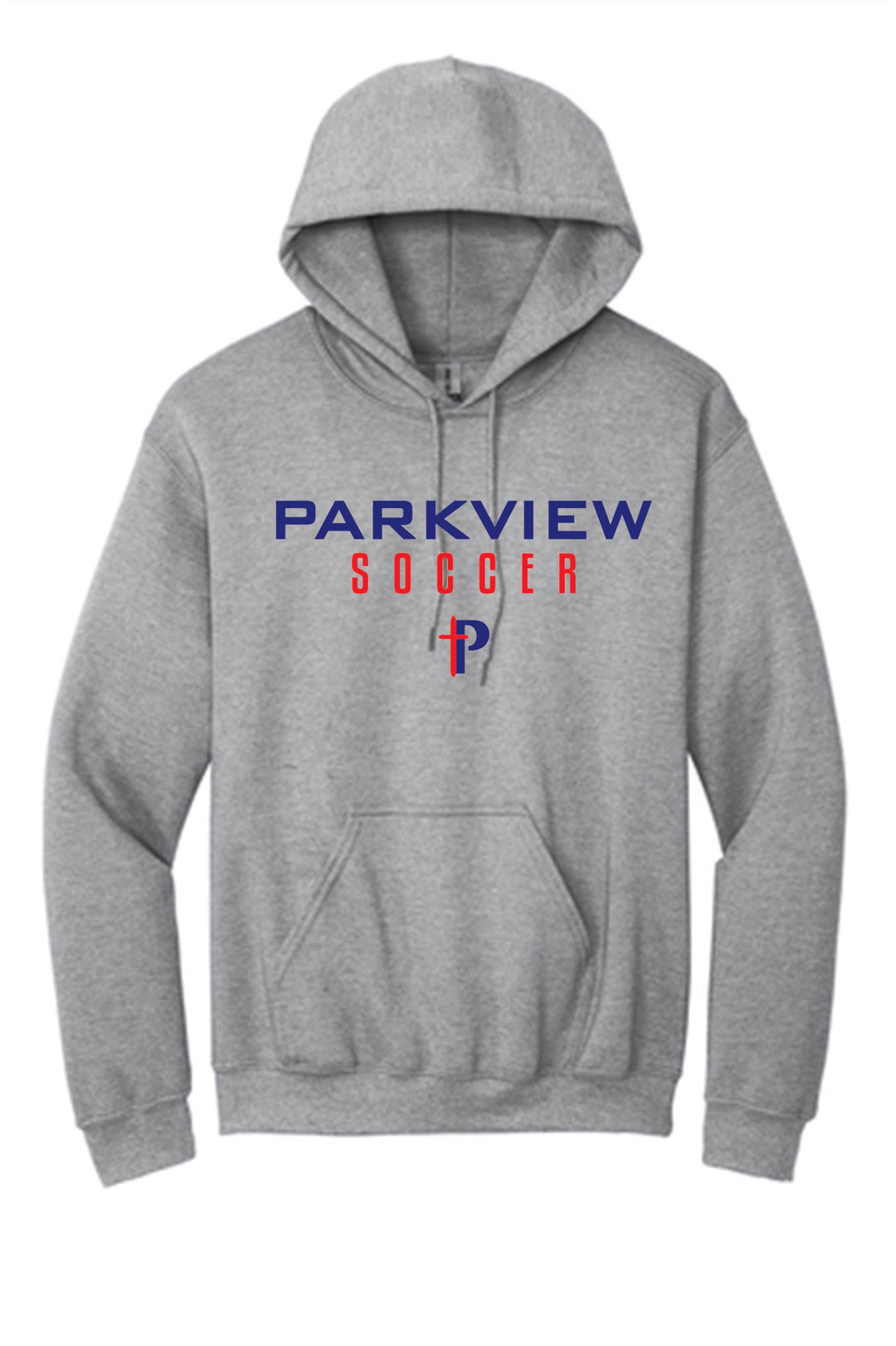 Parkview Baptist Soccer Hoody Parkview Baptist School Grey Youth Small - Third Coast Soccer