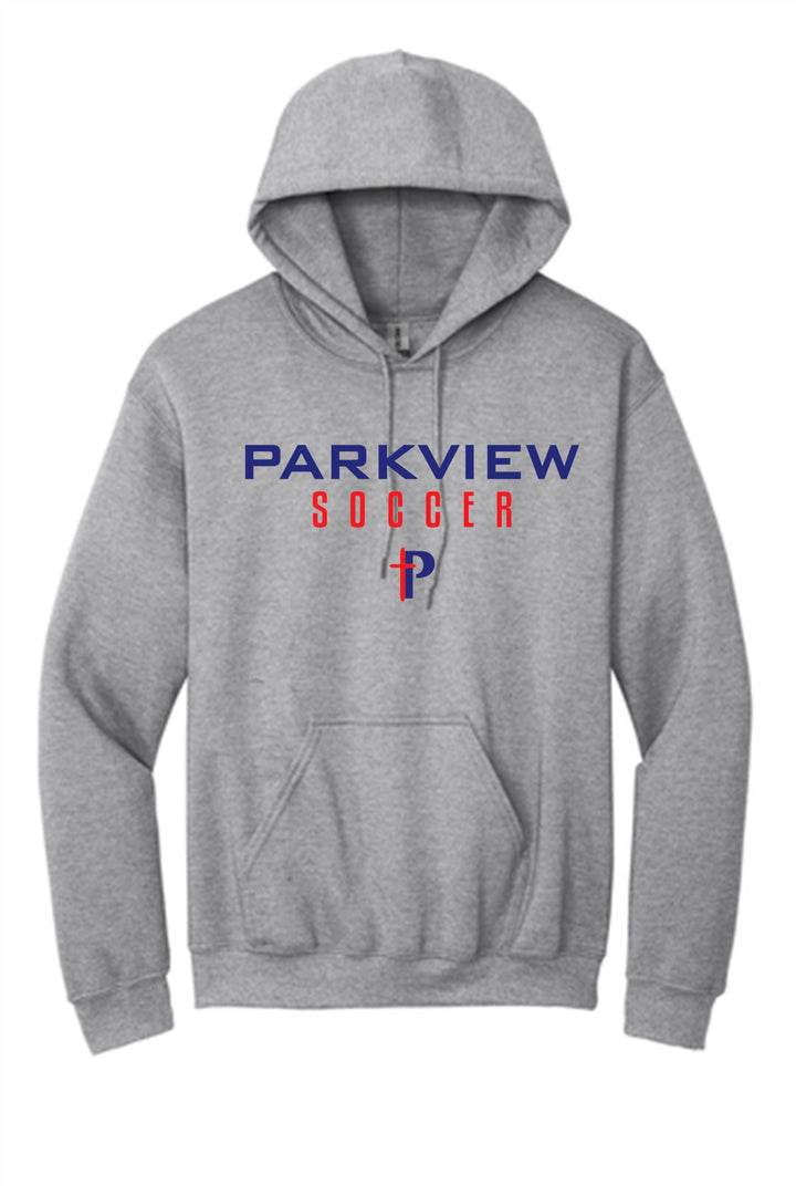 Parkview Baptist Soccer Hoody Parkview Baptist School Grey Youth Small - Third Coast Soccer