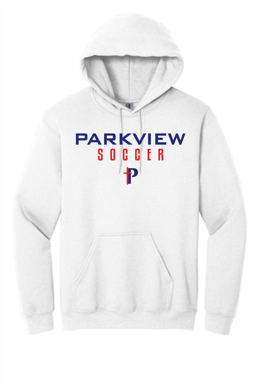 Parkview Baptist Soccer Hoody Parkview Baptist School White Youth Small - Third Coast Soccer