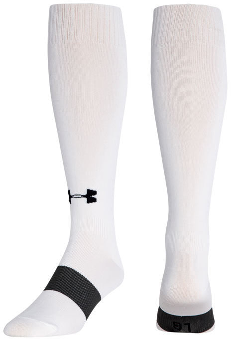 Under Armour Soccer OTC Sock Socks White Medium - Third Coast Soccer