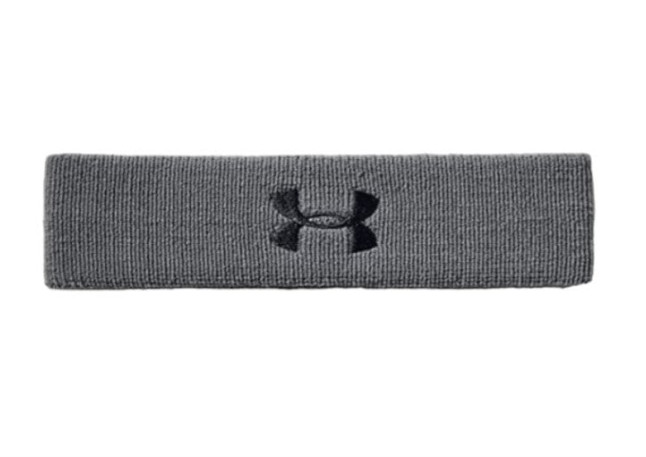 Under Armour Performance Headband - Graphite/Black Player Accessories   - Third Coast Soccer